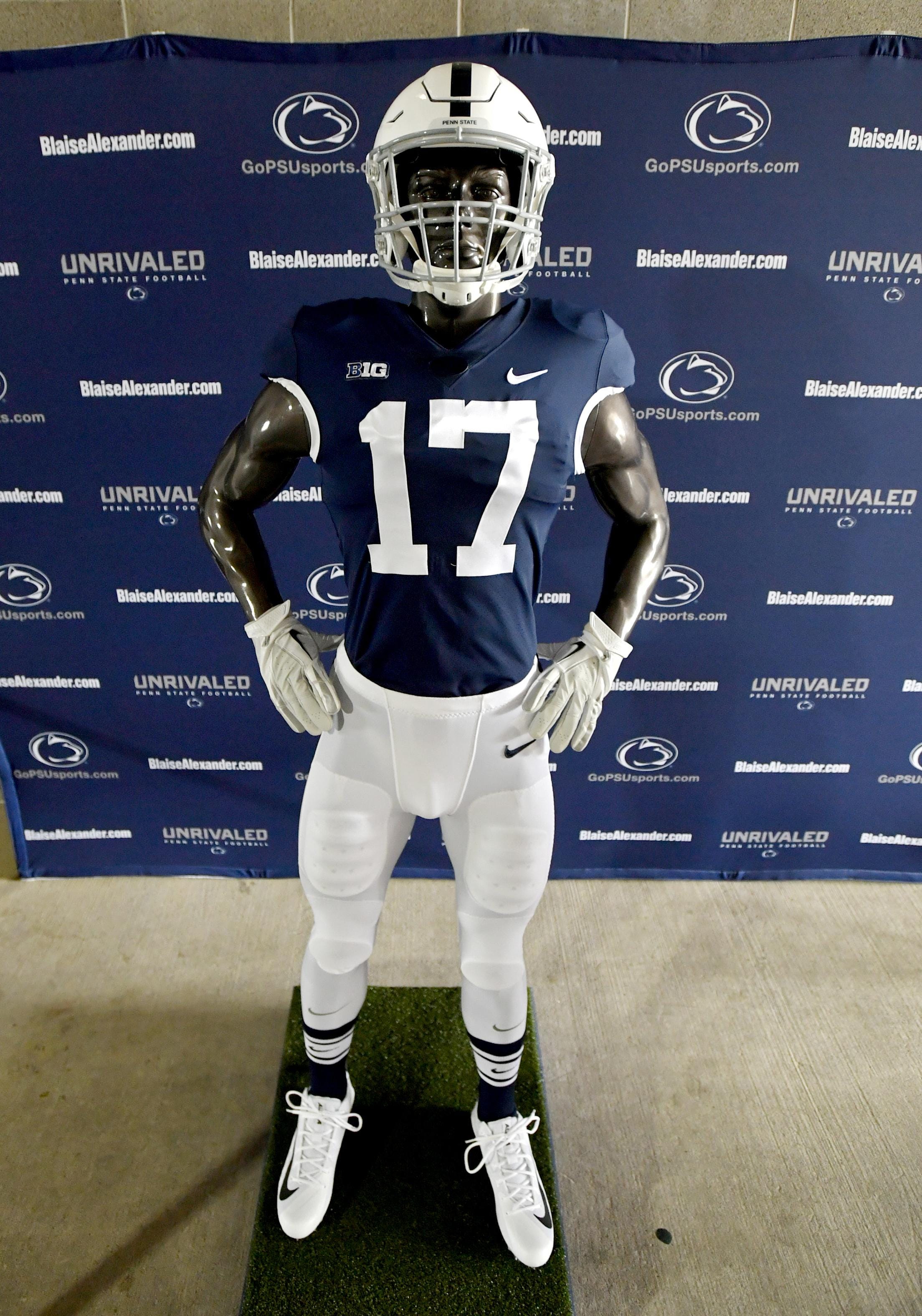 penn state white football jersey